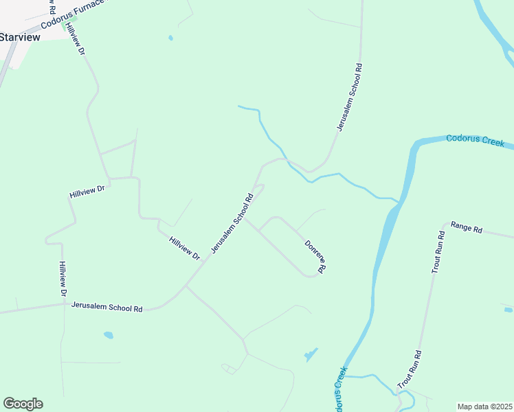 map of restaurants, bars, coffee shops, grocery stores, and more near 25 Horseshoe Bend Road in Mount Wolf
