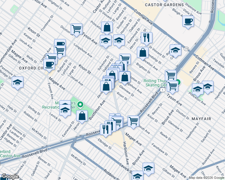 Bustleton Ave & Harbison Ave, Philadelphia PA Walk Score