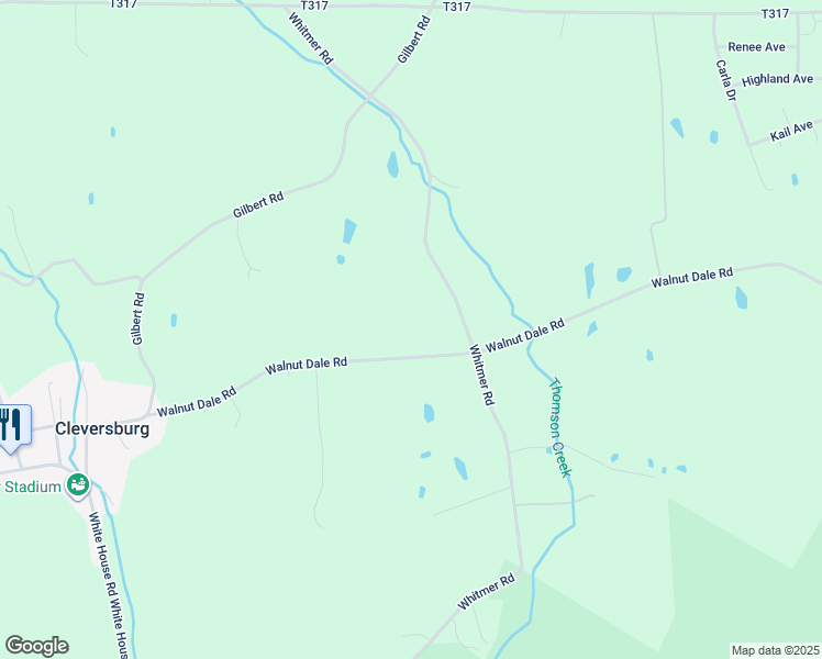 map of restaurants, bars, coffee shops, grocery stores, and more near 82 Walnut Dale Road in Shippensburg
