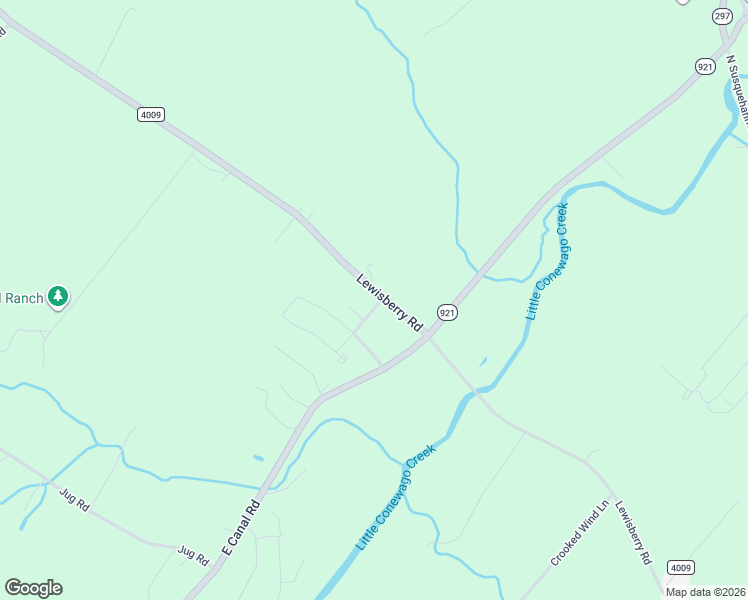 map of restaurants, bars, coffee shops, grocery stores, and more near 4095 State Route 4009 in York