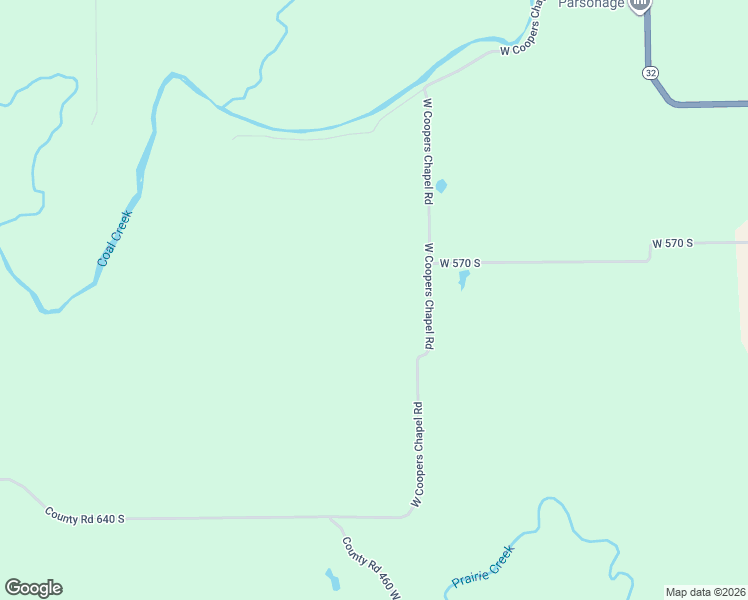 map of restaurants, bars, coffee shops, grocery stores, and more near 1816 West Coopers Chapel Road in Veedersburg
