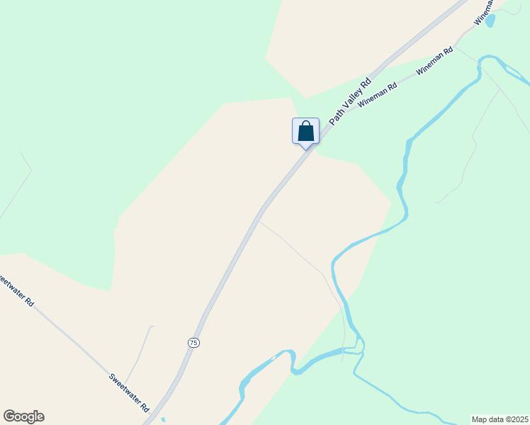map of restaurants, bars, coffee shops, grocery stores, and more near 8872 Path Valley Road in Fort Loudon