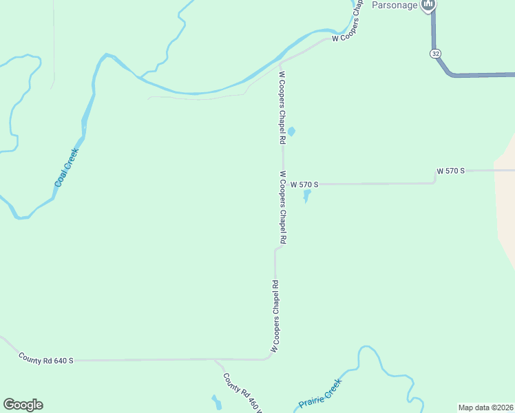 map of restaurants, bars, coffee shops, grocery stores, and more near 1816 West Coopers Chapel Road in Veedersburg