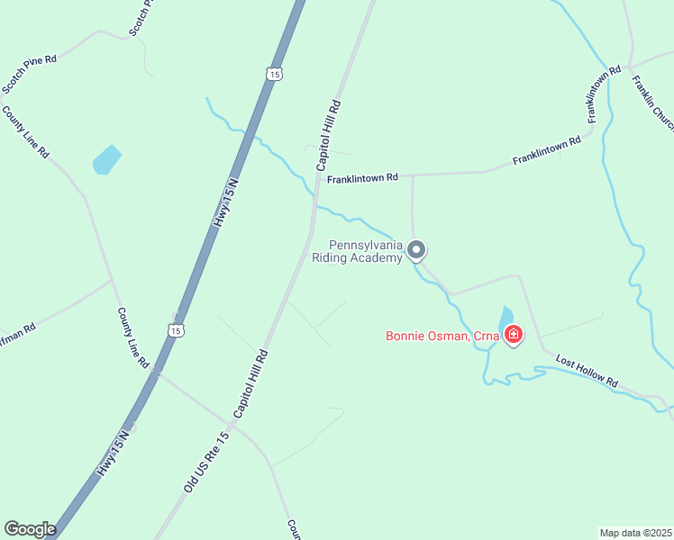 map of restaurants, bars, coffee shops, grocery stores, and more near 531 Capitol Hill Road in Dillsburg