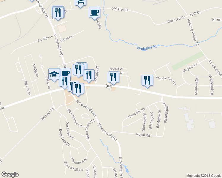 map of restaurants, bars, coffee shops, grocery stores, and more near 2910 Columbia Avenue in Lancaster