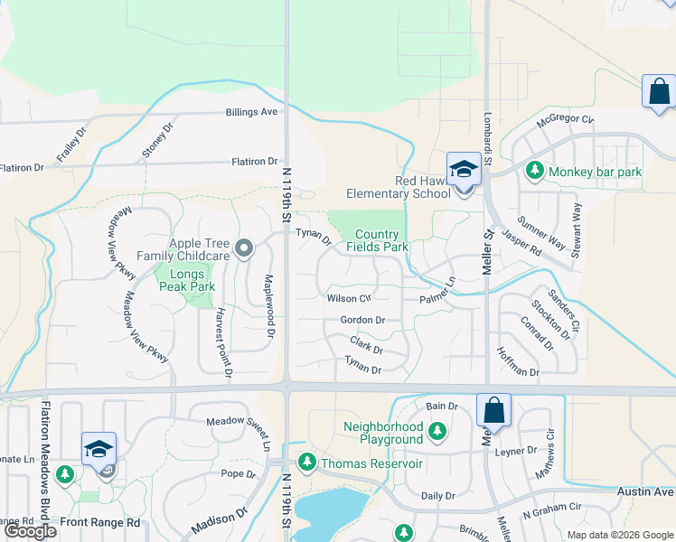 map of restaurants, bars, coffee shops, grocery stores, and more near 212 McDonald Court in Erie
