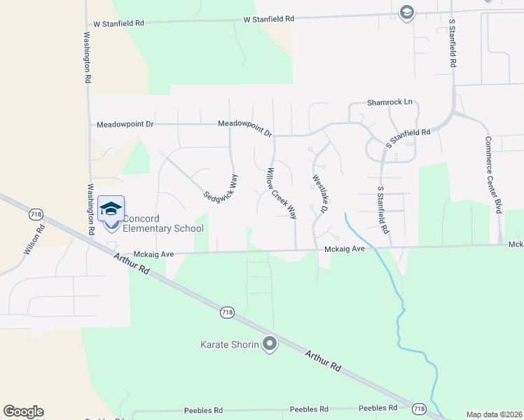 map of restaurants, bars, coffee shops, grocery stores, and more near 2640 Alexander Court in Troy