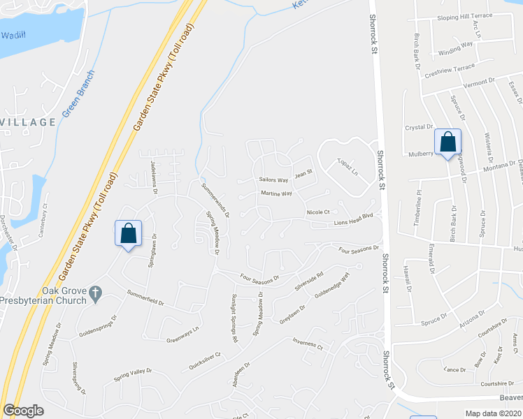 map of restaurants, bars, coffee shops, grocery stores, and more near 226 Cloverdale Drive in Lakewood