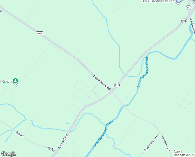 map of restaurants, bars, coffee shops, grocery stores, and more near 4095 State Route 4009 in York