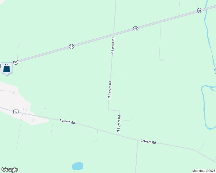 map of restaurants, bars, coffee shops, grocery stores, and more near 430 North Sayers Road in Troy