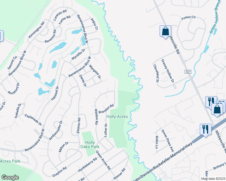 map of restaurants, bars, coffee shops, grocery stores, and more near 316 Weldon Road in Manchester Township