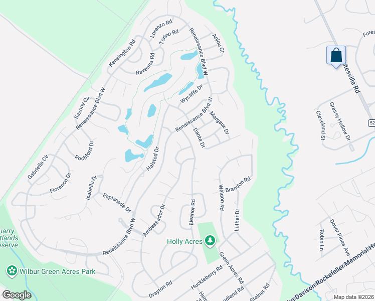 map of restaurants, bars, coffee shops, grocery stores, and more near 115 Eleanor Road in Manchester Township