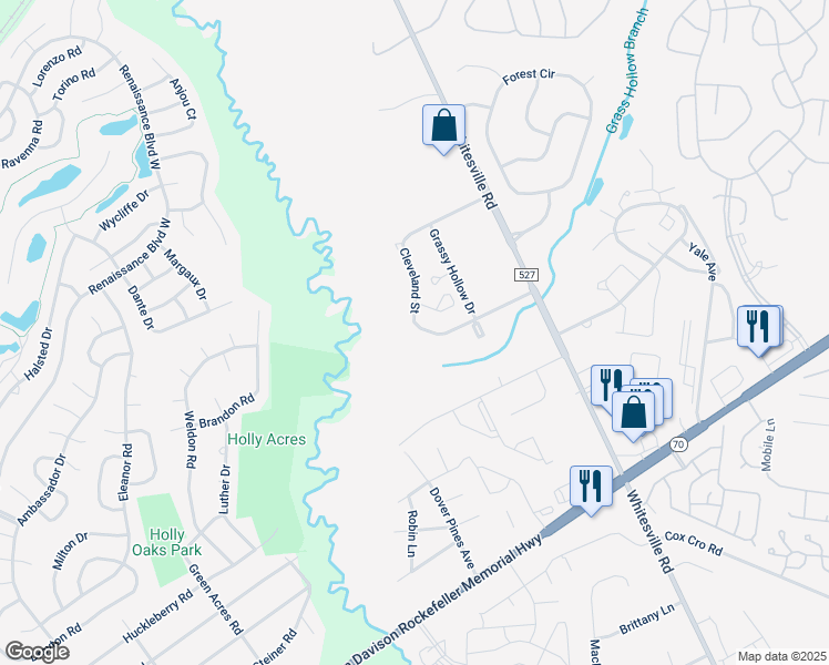 map of restaurants, bars, coffee shops, grocery stores, and more near 4205 Norma Place in Toms River