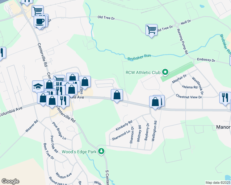 map of restaurants, bars, coffee shops, grocery stores, and more near 37 Duo Drive in Lancaster