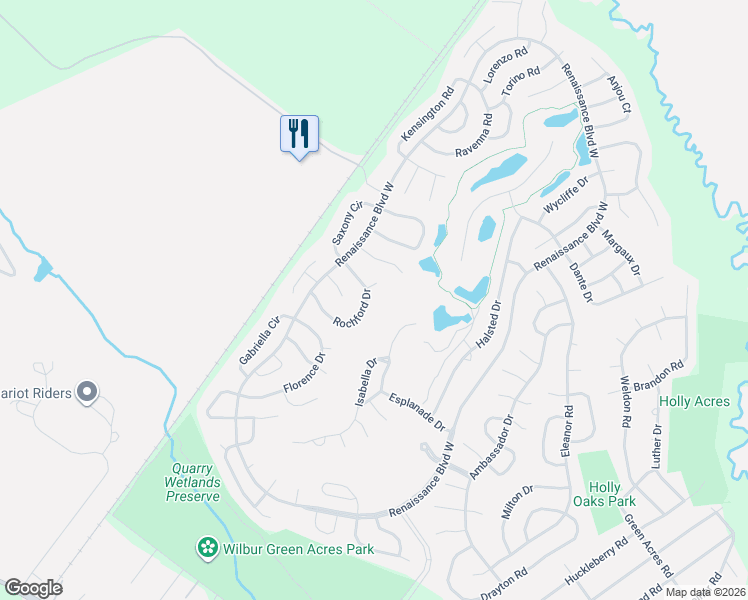 map of restaurants, bars, coffee shops, grocery stores, and more near 25 Valencia Drive in Manchester Township