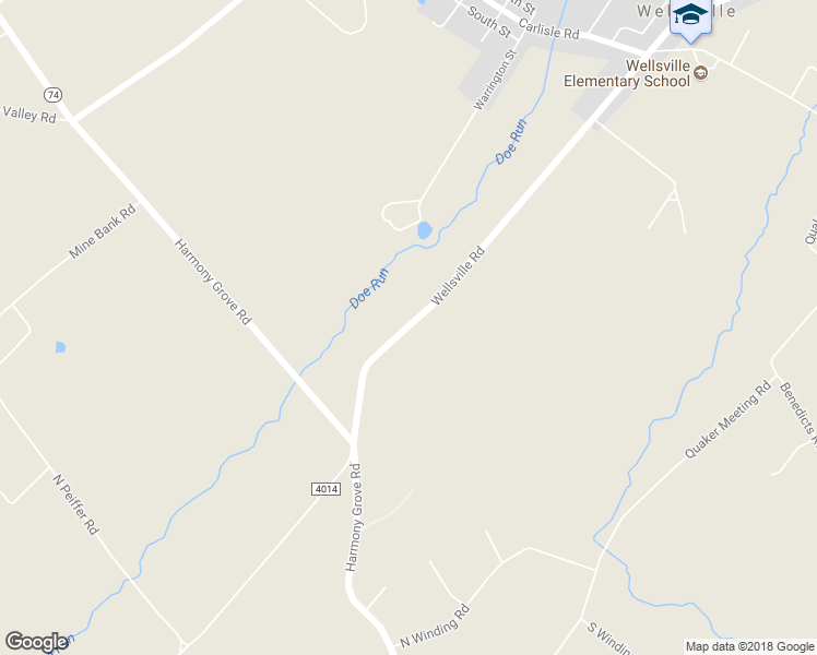 map of restaurants, bars, coffee shops, grocery stores, and more near 310 Wellsville Road in Wellsville