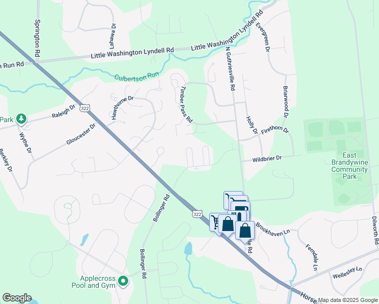 map of restaurants, bars, coffee shops, grocery stores, and more near 272 Sugar Maple Square in Downingtown