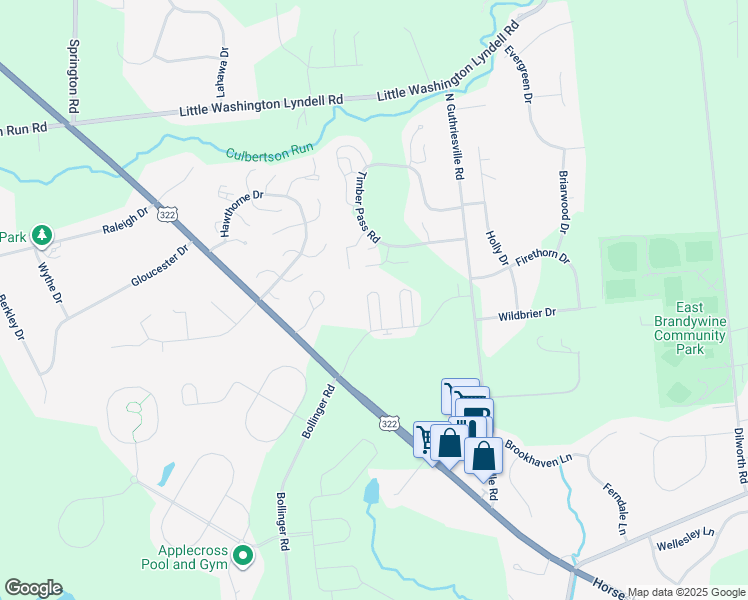 map of restaurants, bars, coffee shops, grocery stores, and more near 272 Sugar Maple Square in Downingtown