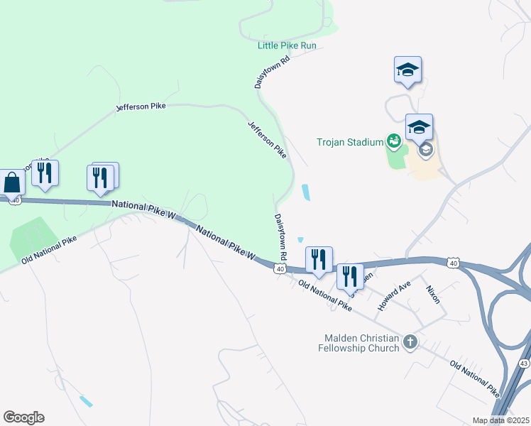 48 Daisytown Road, Washington County PA Walk Score