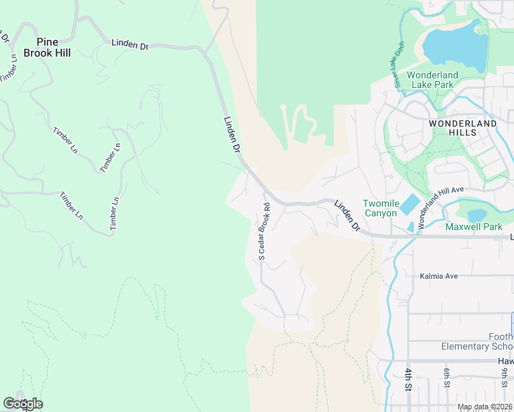 map of restaurants, bars, coffee shops, grocery stores, and more near 59 Beaver Way in Boulder