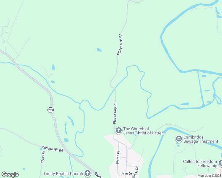 map of restaurants, bars, coffee shops, grocery stores, and more near 64877 Pigeon Gap Road in Cambridge