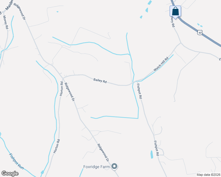 map of restaurants, bars, coffee shops, grocery stores, and more near 78 Bailey Road in Fredericktown