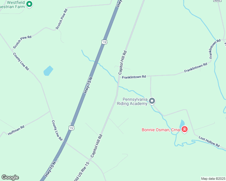 map of restaurants, bars, coffee shops, grocery stores, and more near 522 Capitol Hill Road in Dillsburg