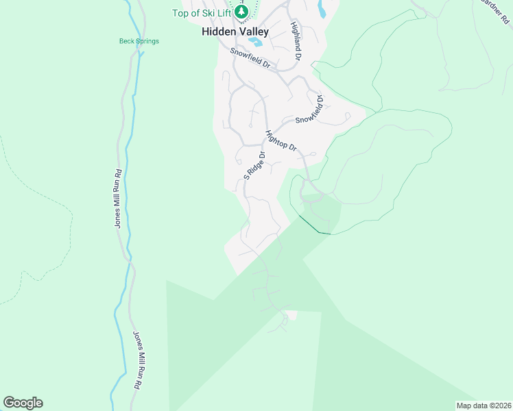 map of restaurants, bars, coffee shops, grocery stores, and more near 1967 South Ridge Lane in Hidden Valley