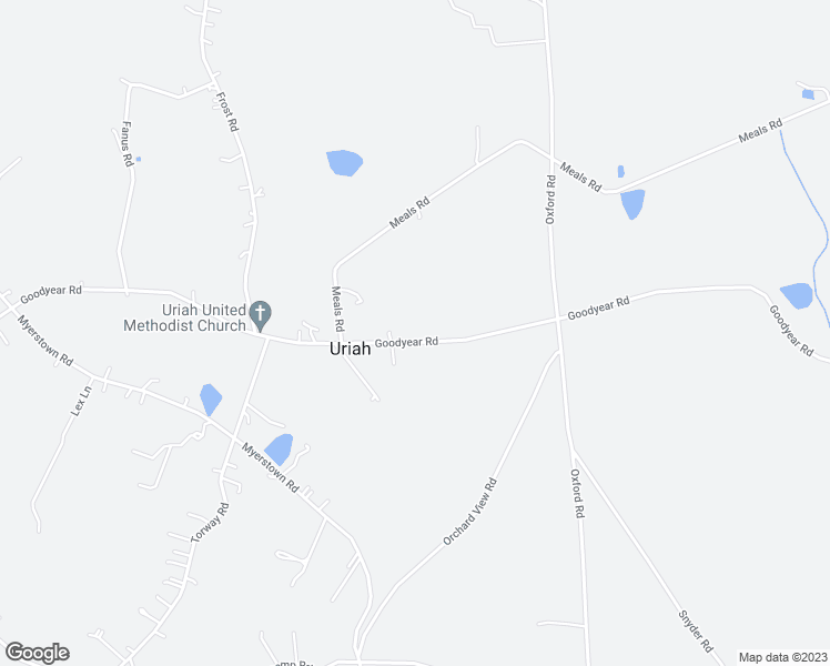 map of restaurants, bars, coffee shops, grocery stores, and more near 875 Goodyear Road in Gardners