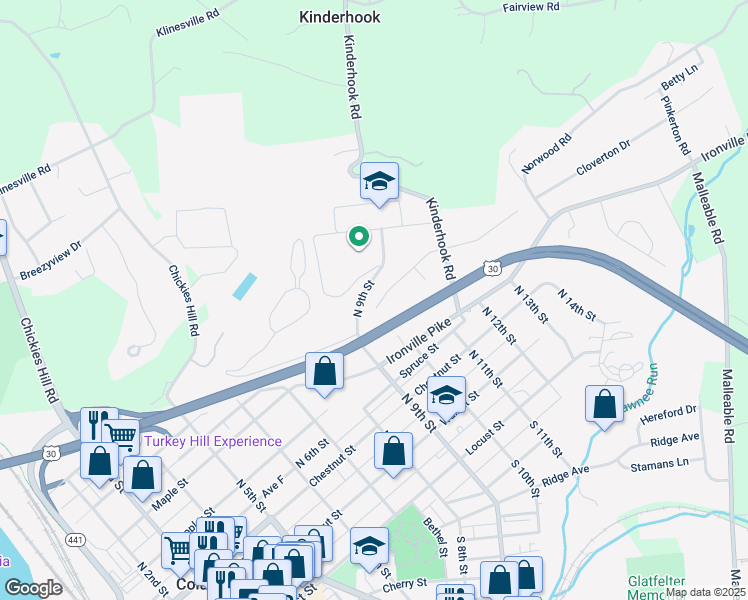 map of restaurants, bars, coffee shops, grocery stores, and more near 1015 Cloverton Drive in Columbia