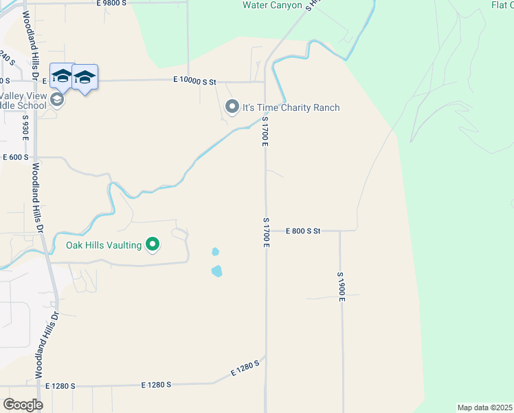 map of restaurants, bars, coffee shops, grocery stores, and more near 720 South 1700 East in Salem