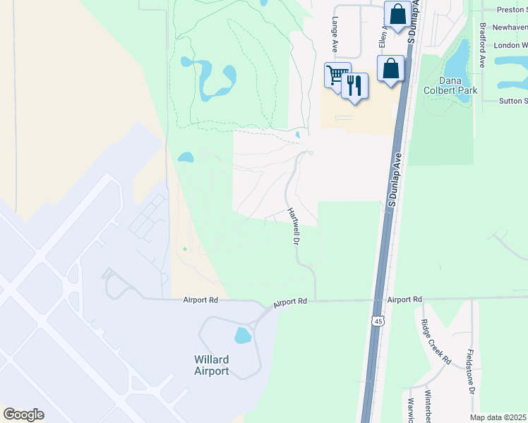 map of restaurants, bars, coffee shops, grocery stores, and more near 7 Hartwell Court in Savoy