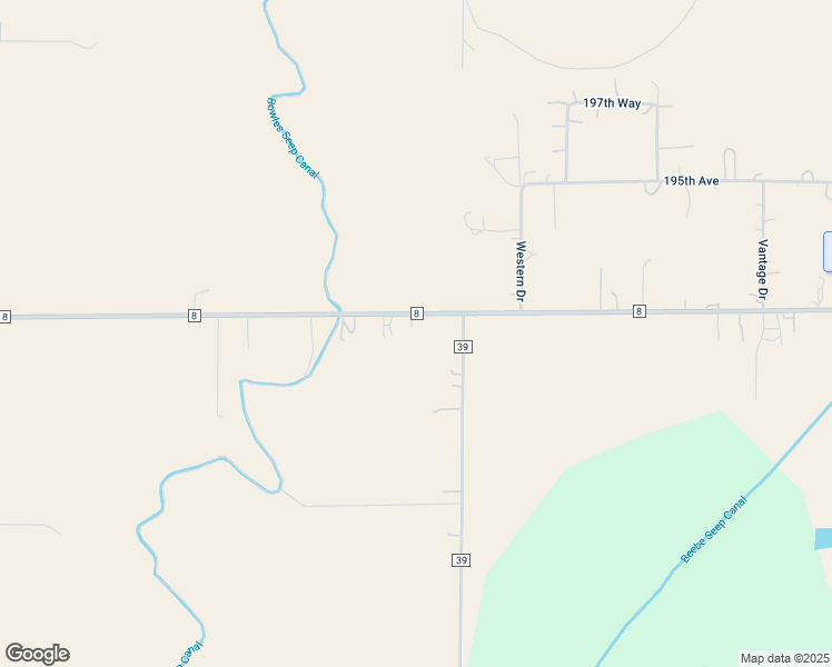 map of restaurants, bars, coffee shops, grocery stores, and more near 18886 County Road 8 in Brighton