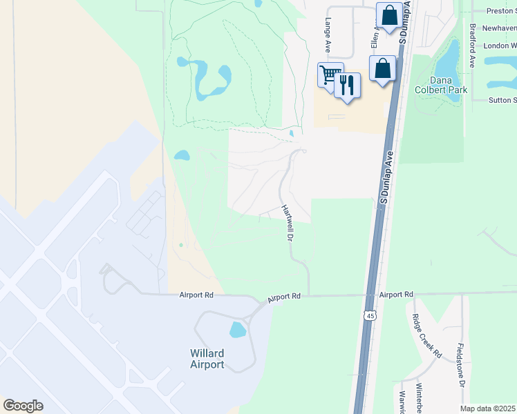 map of restaurants, bars, coffee shops, grocery stores, and more near 7 Hartwell Court in Savoy