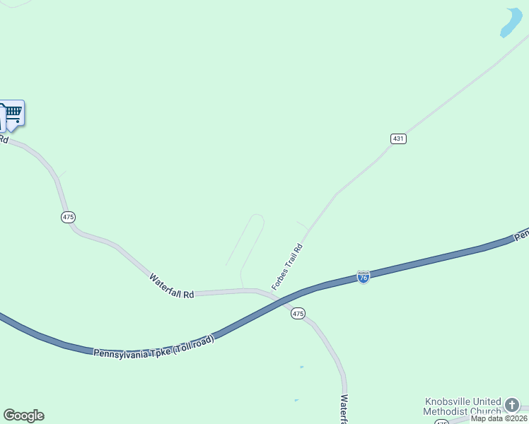 map of restaurants, bars, coffee shops, grocery stores, and more near 427 Quarry Hill Road in Hustontown