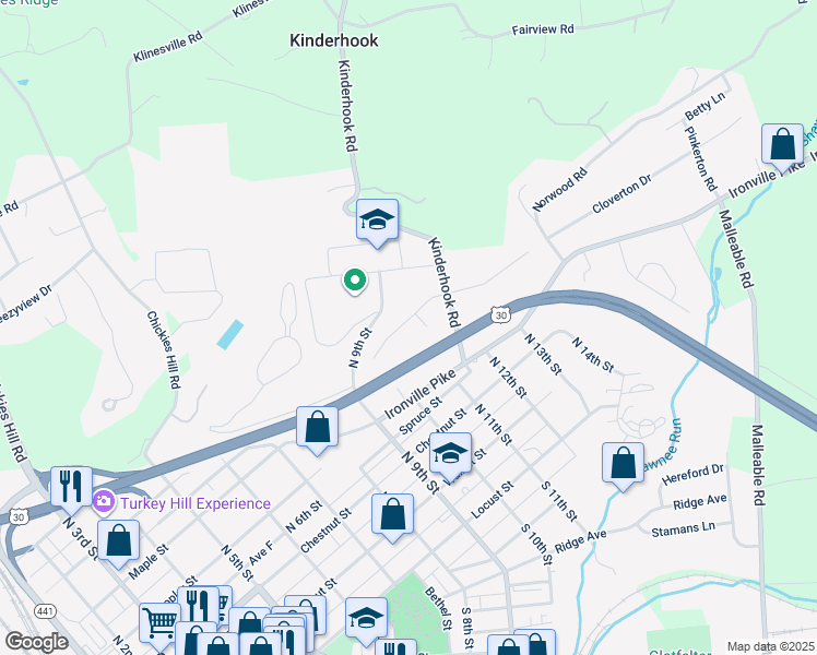 map of restaurants, bars, coffee shops, grocery stores, and more near 1078 Cloverton Drive in Columbia
