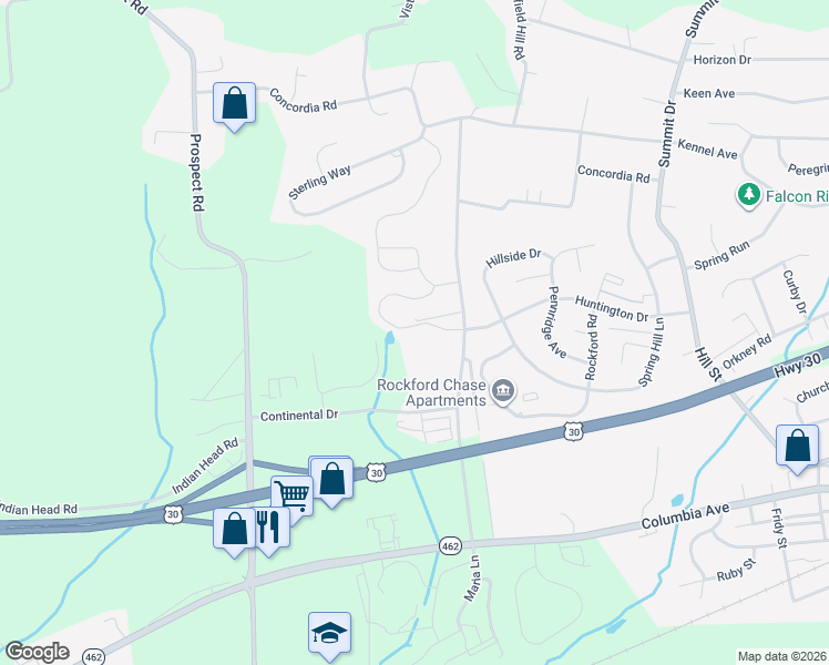 map of restaurants, bars, coffee shops, grocery stores, and more near 3916 Archer Lane in Columbia