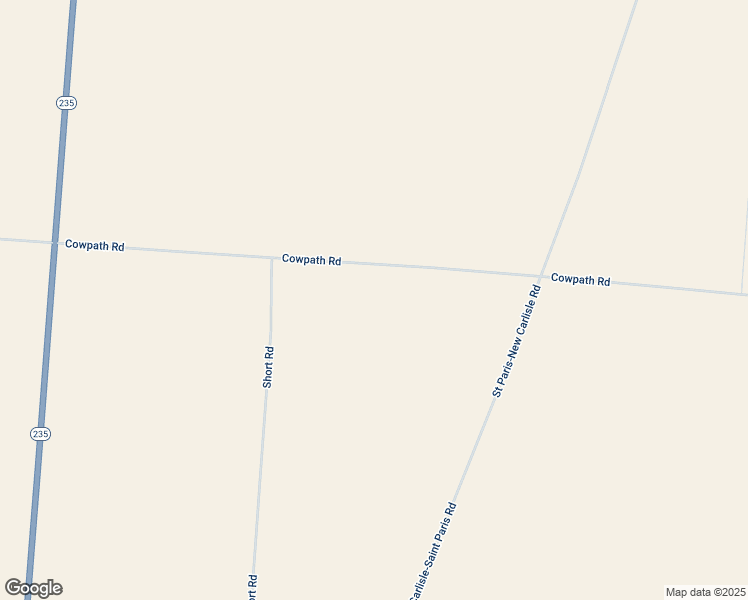 map of restaurants, bars, coffee shops, grocery stores, and more near 11273 Cowpath Road in New Carlisle