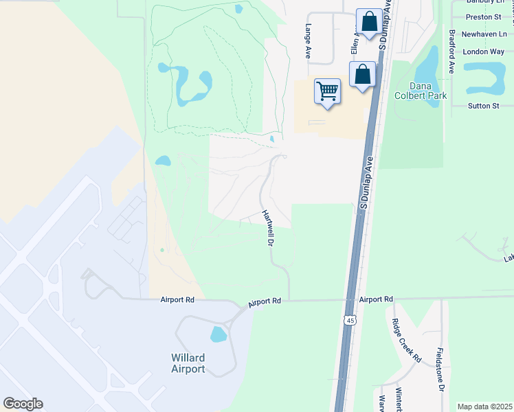 map of restaurants, bars, coffee shops, grocery stores, and more near 805 Hartwell Drive in Savoy