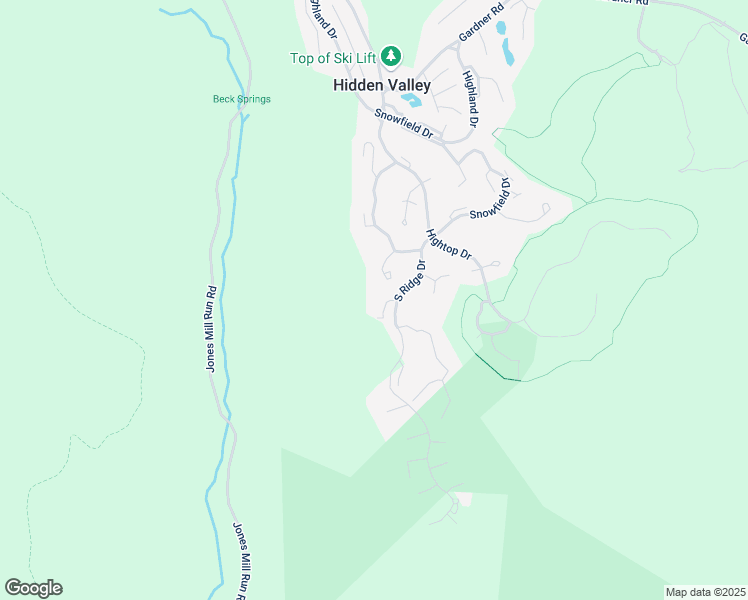 map of restaurants, bars, coffee shops, grocery stores, and more near 2104 South Ridge Terrace in Somerset
