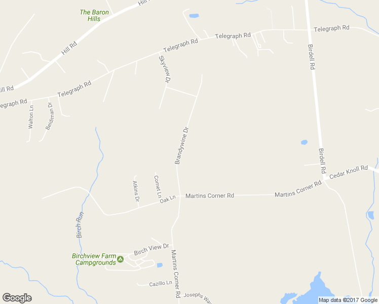 map of restaurants, bars, coffee shops, grocery stores, and more near 110 Brandywine Drive in Coatesville