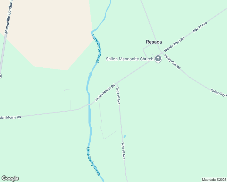 map of restaurants, bars, coffee shops, grocery stores, and more near 1399 Josiah Morris Road in London