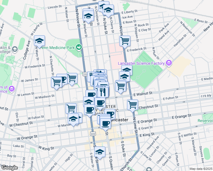 24 East Lemon Street, Lancaster PA Walk Score