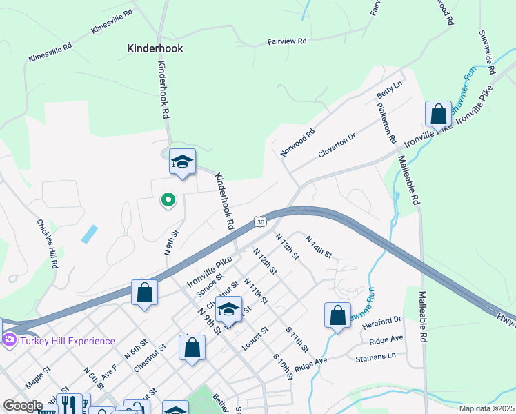 map of restaurants, bars, coffee shops, grocery stores, and more near 1240 Cloverton Drive in Columbia