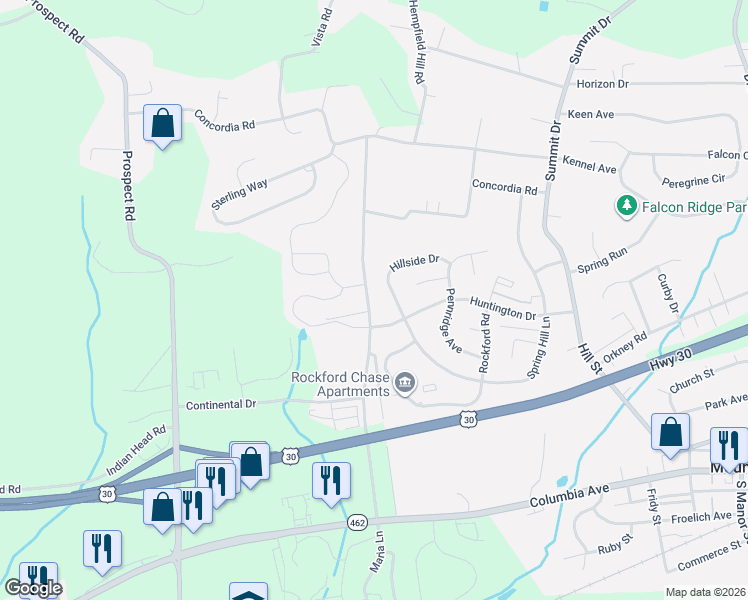 map of restaurants, bars, coffee shops, grocery stores, and more near 220 Sylvan Retreat Road in Columbia