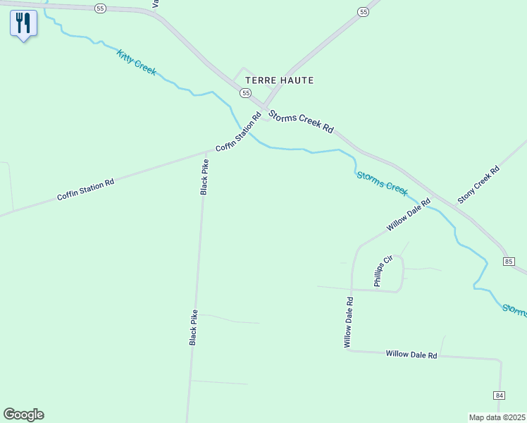 map of restaurants, bars, coffee shops, grocery stores, and more near in Urbana