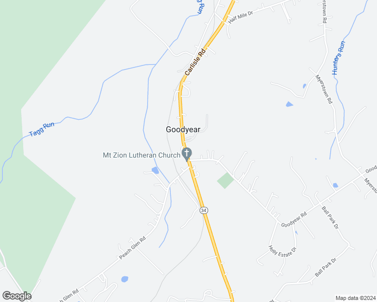 map of restaurants, bars, coffee shops, grocery stores, and more near 4205 Carlisle Road in Gardners