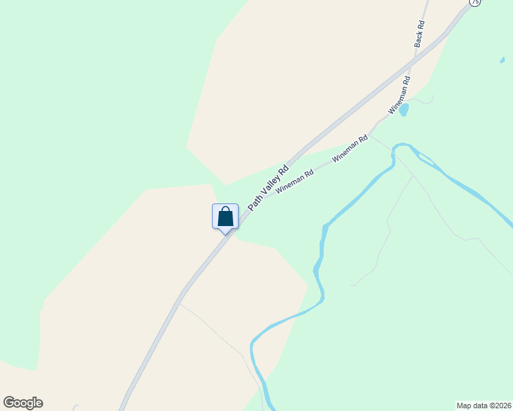 map of restaurants, bars, coffee shops, grocery stores, and more near 9123 Path Valley Road in Fannettsburg