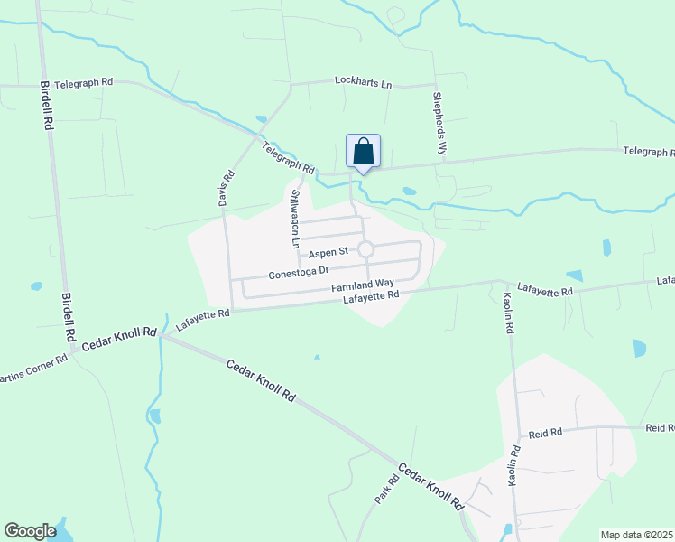 map of restaurants, bars, coffee shops, grocery stores, and more near 540 Conestoga Drive in Coatesville