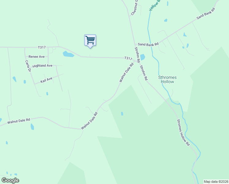 map of restaurants, bars, coffee shops, grocery stores, and more near 310 Walnut Dale Road in Shippensburg